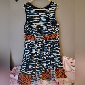 2X Plus Size Lux II Sleeveless Dress